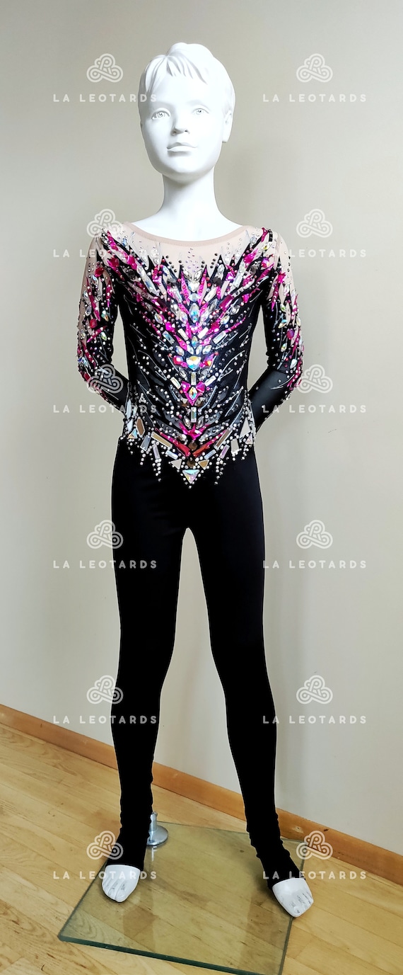 Competition Rhythmic Gymnastics costume, Acro costume, Roller skating , Show dance, Gymnastic unitard- SOLD