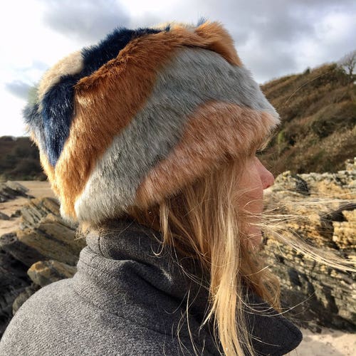 Beautiful Luxury Faux Fur Russian Hat 