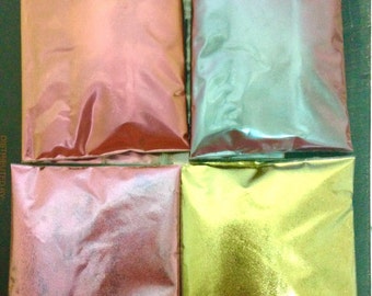 mica powder, chameleon powder art,color change pigment,fine powder,nail polish powder, pearl pigment flip flop, resin craft, coatings, green