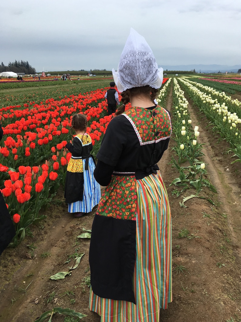 Dutch Costume for Girls Volendam Costume Etsy UK