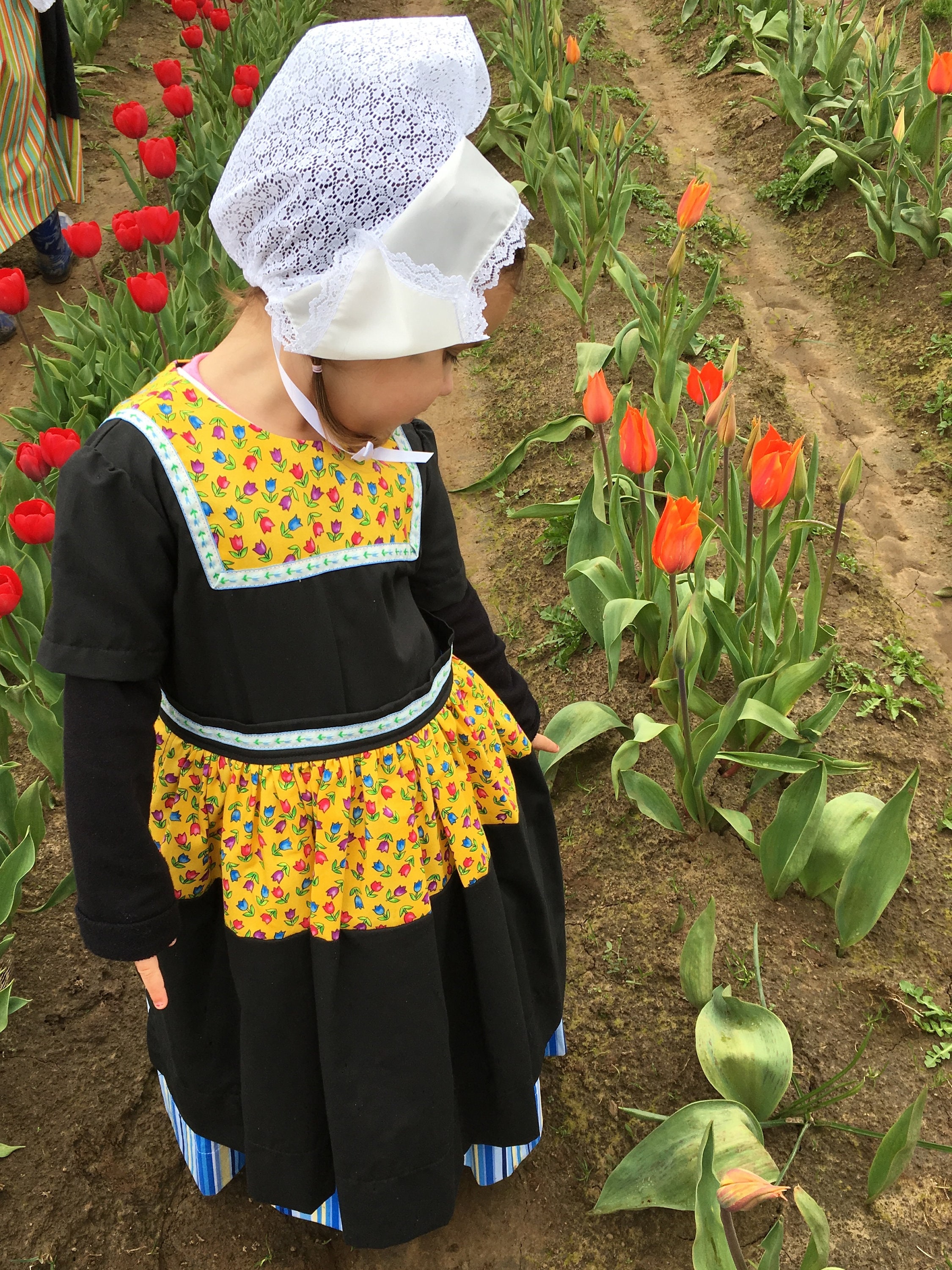 Dutch Costume for Girls Volendam Costume Etsy UK