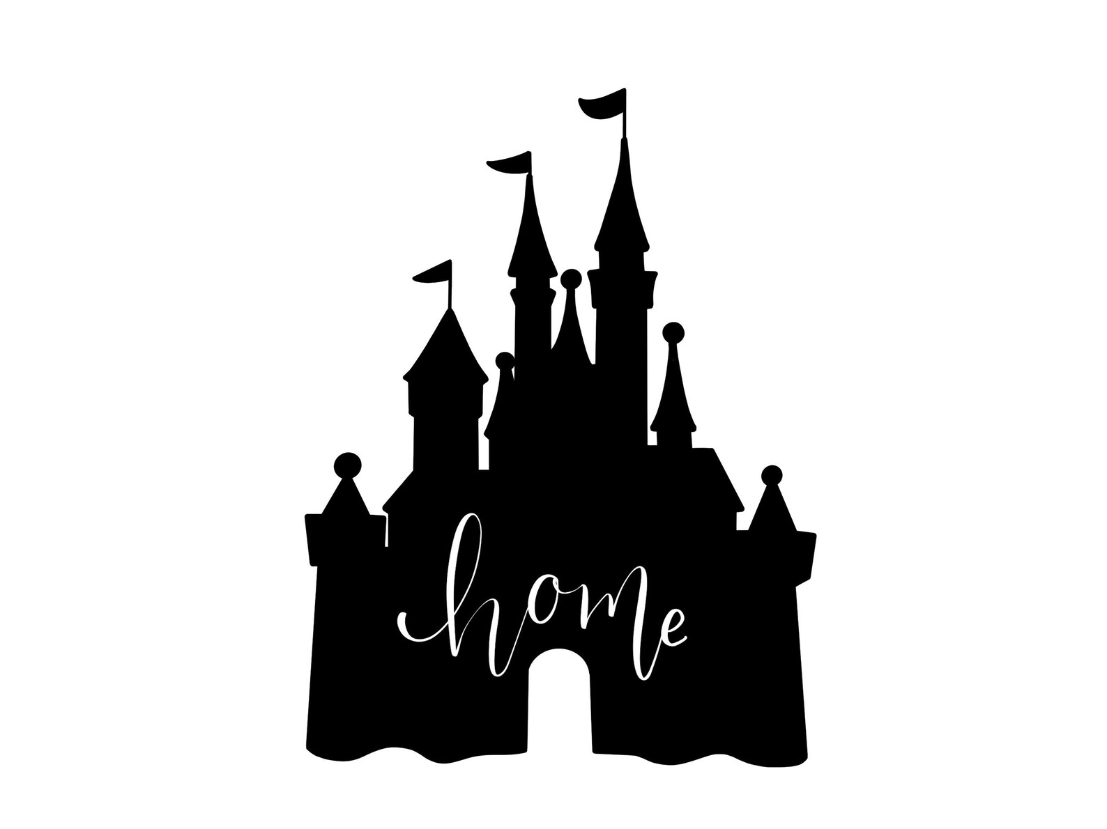 Disney Castle Home Print Etsy
