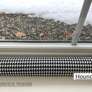 Houndstooth Check Black White Door Draft Stopper COVER Door Snake Door Draft Guard Door Draft Blocker Window Draft Stopper