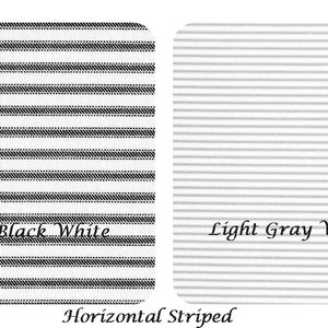 Door Draft Stopper COVER Door Snake Door Draft Guard Door Draft Blocker. Window Draft Stopper. Ticking Striped Black White Light Gray White.