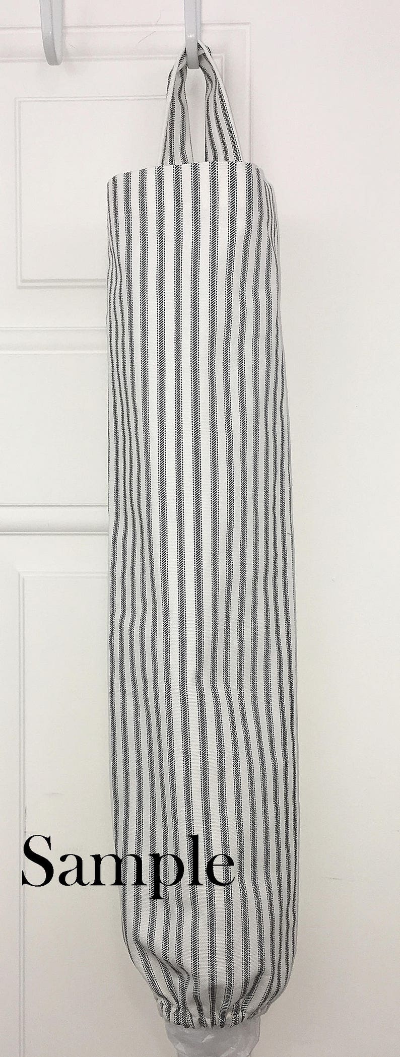 Plaid Plastic Bag Holder. Kitchen Bag Storage. Bag Holder. Etsy