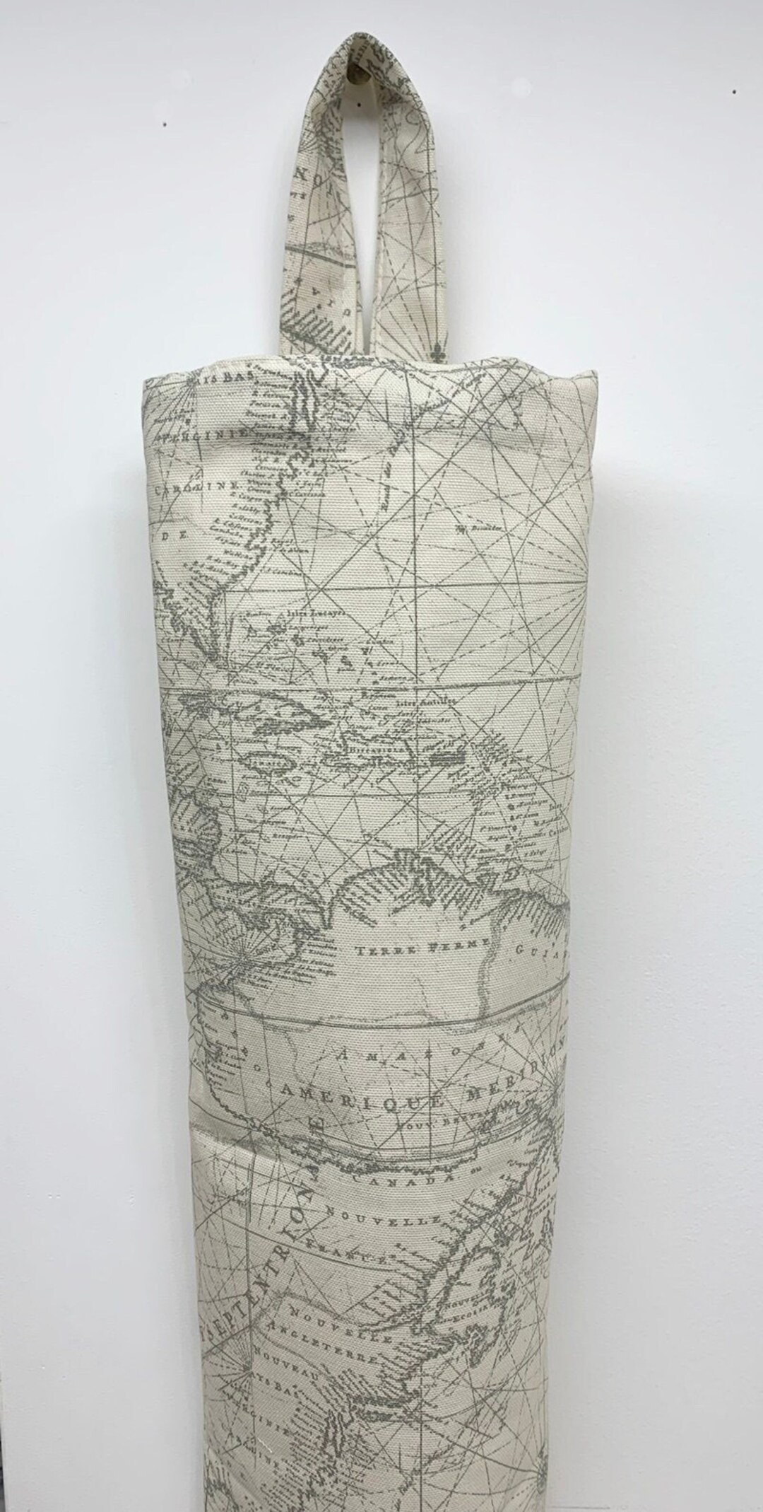 Animal Plastic Bag Holder. Global Map Woodland Forest Bag Storage Bag