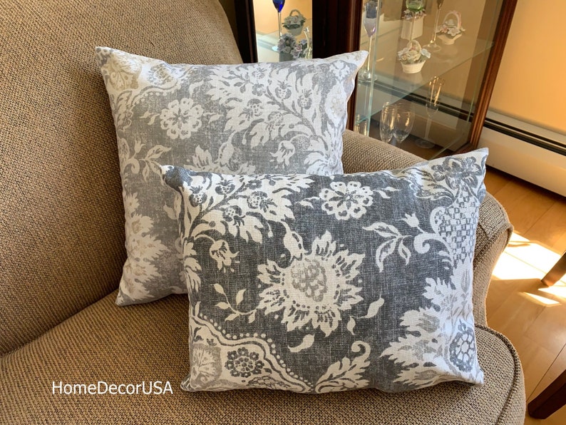 ONE Zipper Pillow Cover Farmhouse Pillow Cover Euro Shams Etsy