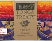 Tonga Treats Batiks - Pinwheel Shortcake Junior Layer Cake by Timeless Treasures - 20, 10 x 10 quot Squares per pack (1 each of 20 fabrics)