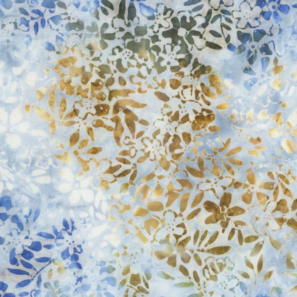 Timeless Treasures - Tonga Soleil - Spring Blossom Batik Fabric by Daniela Stout - Cotton Fabric