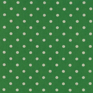 Moda Fabrics - Linen Mochi Dot - Grass Linen Fabric by Momo - Cotton Linen Fabric