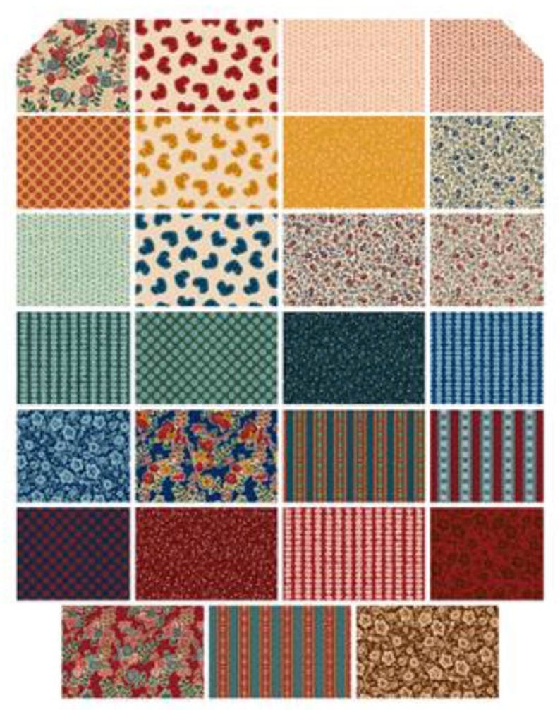 Free Spirit Boston Commons Design Roll /Jelly Roll 40, 2.5 x 42 Precut Fabric Strips image 4