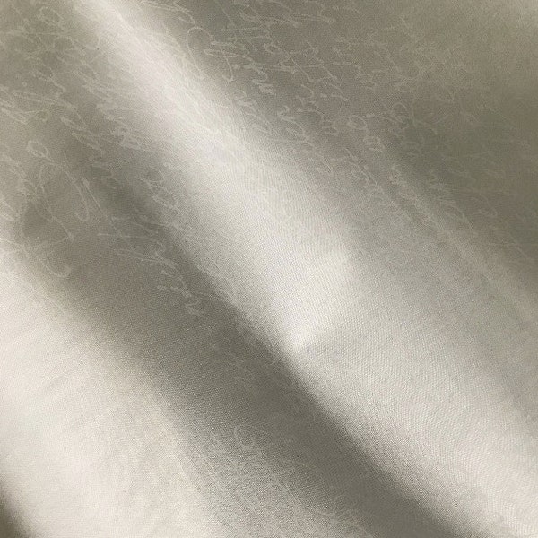 Moda Fabrics - Modern BG Paper - White on White Fabric by Zen Chic - Cotton Fabric