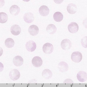 Lou Lou - Dots Plum Fabric by Emmie K - Cotton Fabric