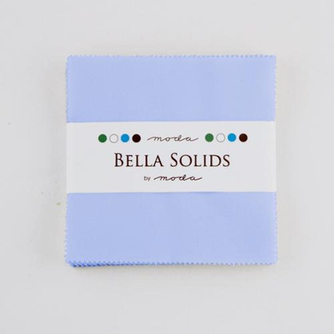 Bella Solids Baby Blue Charm Pack - 42 5
