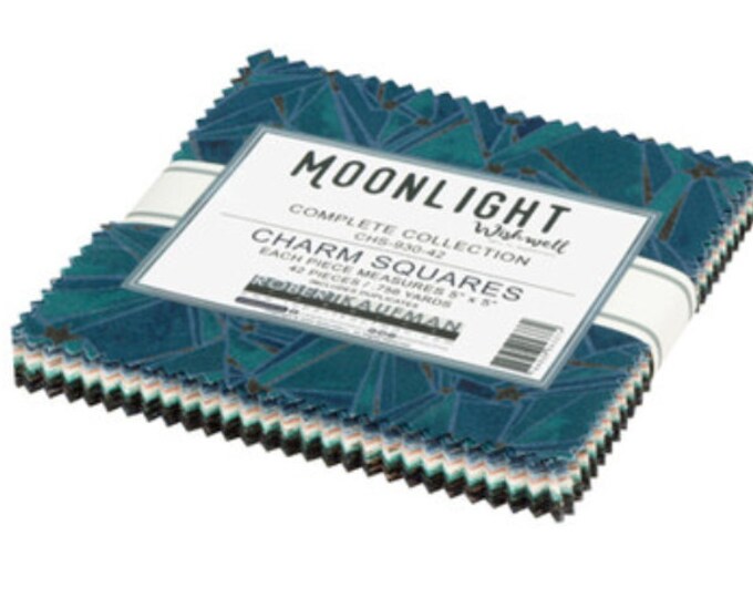 Robert Kaufman Moonlight Complete Collection Charm Pack by Wishwell 42