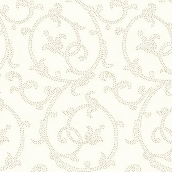 Clothworks - Staples V - Light Caramel Fabric by Marsha McCloskey - Cotton Fabric