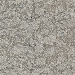 Ebbenhouten suite - knopen bloemen blad duifstof van Barbara Brackman - katoenstof