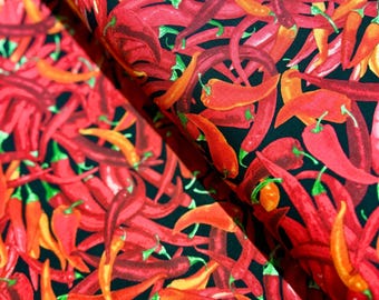 Southwest Sunset - Hot Chili Pepper - Cotton Fabric