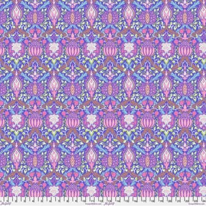 Kaffe and Morris & Co - Granada - Purple Fabric - Cotton Fabric
