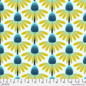 Love Always - Echinacea - Maize Fabric by Anna Maria Horner - Cotton Fabric