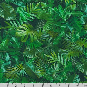 Robert Kaufman - Imaginings - Jungle Foliage - Cotton Fabric