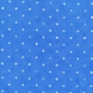 Darling Dots - Morning Cobalt Fabric by Flaurie & Finch - Cotton Fabric