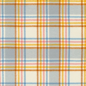 Flannel - Mammoth Organic Flannel - Plaid Spice - Organic Cotton Flannel Fabric