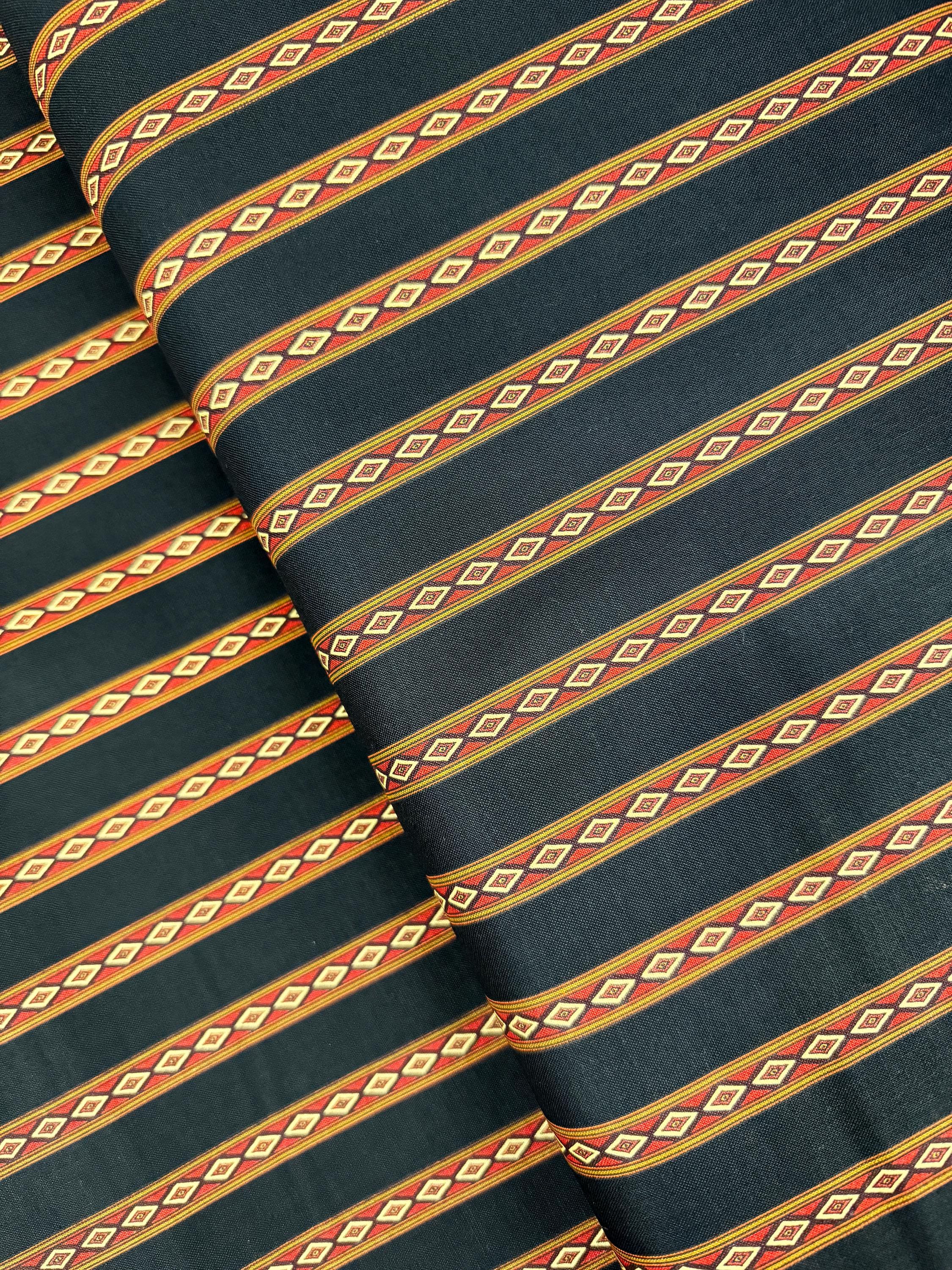 Aruba Mini Stripe - Crimson Fabric by Jinny Beyer - Cotton Fabric