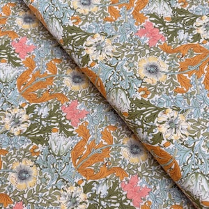 Morris Manor – Tela de porcelana Compton Florals de Barbara Brackman / Moda 8390 11 / Tela de algodón