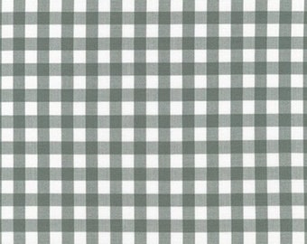 Küchen Fenster Gewebt 1/2 inch Gingham Schiefer - Garn gefärbter Baumwollstoff