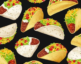 Tossed Tacos - Cotton Fabric