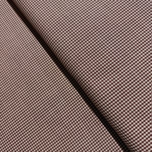 Crawford Gingham - Yarn Dyed 1/16 Inch Gingham Brown - Cotton Fabric
