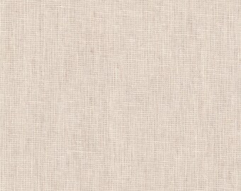 Tissu naturel Essex filé maison teint en fil par Robert Kaufman - lin et coton mélangés - 43" de large