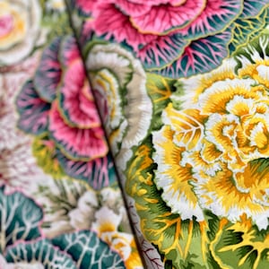 Kaffe Fassett Collective Classics - Brassica Pastel Fabric by Philip Jacobs - Cotton Fabric