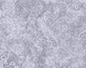 Envejecido a la perfección - Azulejos vintage Lavender Haze - Tela de algodón