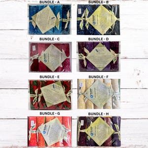 Stash Builders Bundle - Cotton Batik Fabric Scraps - Each Bundle Sold Separately