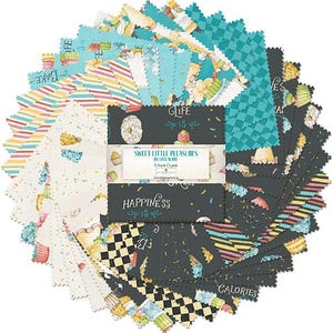 Lisa Audit Fabric Charm Pack: Sweet Little Pleasures, 5&quot; Squares