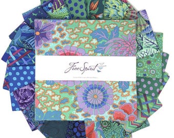 Lot De Bandes De Couleur En Coton Pour Couette - 34 Pièces Prédécoupées