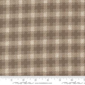 Flanelle - Farmhouse Flannels III - Tissu en flanelle carré écossais cacao par Primitive Gatherings - Tissu en flanelle de coton