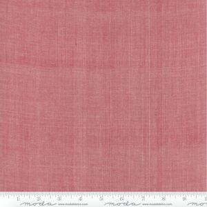 Vive La France Wovens - Texture Silky Rouge/Red - Woven Cotton Fabric