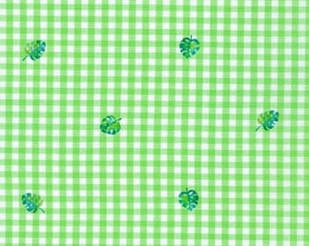 von Carolina Shore Prints - Blätter Wicke - 100% Baumwolle