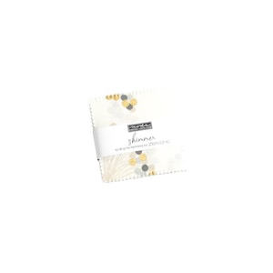 Shimmer Mini Charm Pack by Brigitte Heitland for Zen Chic - 42, 2.5&quot; x 2.5&quot; Precut Fabric Squares