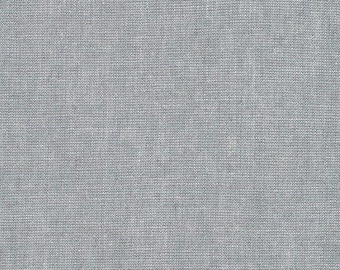 Essex garnfärgat metalliskt platinatyg - linne/bomull/lurex Y/D-tyg