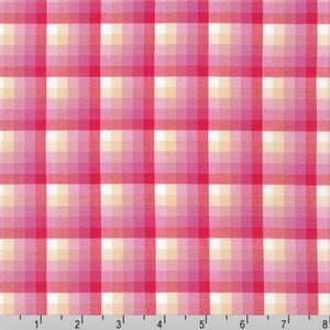 Kitchen Window Wovens Plaid in Watermelon Kitchen Window Wovens Plaid in Watermelon