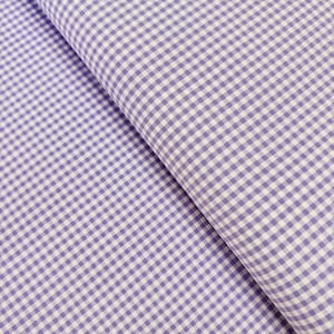 Carolina Gingham Lavender Yarn-Dyed 1/8″ Gingham Fabric by Sevenberry – Robert Kaufman 100% Cotton – 43&quot;/44″ Wide