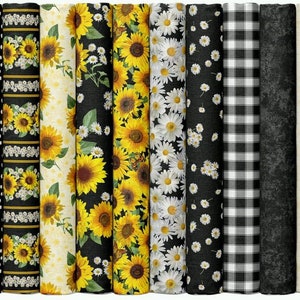 Advice From A Sunflower - Cotton Fabrics - Yardages and Panel - Each Sold Separately