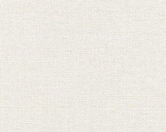 Essex Yarn Dyed Metallic Vintage White Fabric - Linen/Cotton/Lurex Y/D Cloth