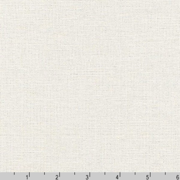 Robert Kaufman - Essex Yarn Dyed Metallic Vintage White Fabric - Linen/Cotton/Lurex Y/D Cloth