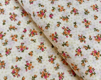 Sevenberry Petite Victoriana Cotton Fabric: Spring Floral Print