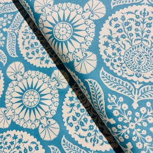 54&quot; Width - Flora Sateen - Bazzar Fabric  by Joel Dewberry - Cotton Fabric